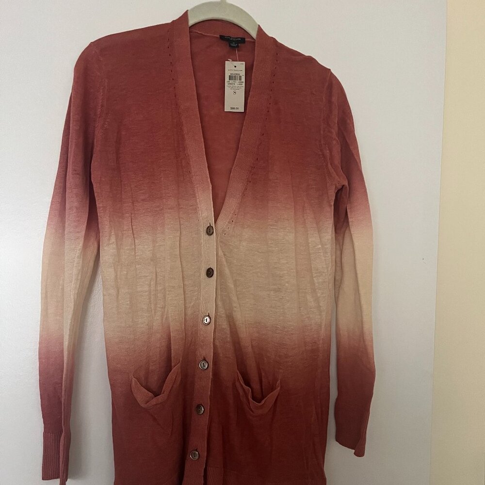 Ann Taylor Size S Linen Cardigan - NWT